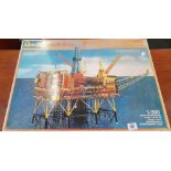 REVELL CONSTRUCTION KIT OF THE NORTH CORMORANT OFFSHORE PLATFORM NEW IN BOX