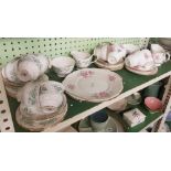 SHELF OF DUCHESS TEA WARE & ROYAL KENT TEA WARE