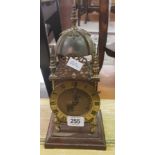 BRASS MANTLE CLOCK