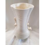 WHITE SILVAC VASE APPROX 10'' TALL