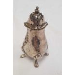 A SILVER PEPPER CASTER - B'HAM 1926