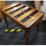 MAHOGANY LUGGAGE RACK