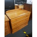 JENTIQUE CHEST OF 3 DRAWERS