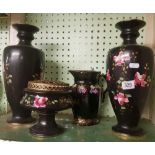 STAFFORD CHINA VASES, POSY VASE & 1 OTHER WATER JUG
