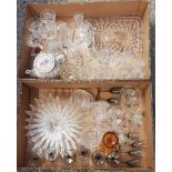 2 CARTONS OF MIXED GLASSWARE