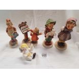 5 HUMMEL FIGURES