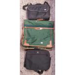ANTLER SUIT OR DRESS / PANTS CARRY BAG, A LAPTOP BAG & LAPTOP BAG WITH A VARIETY OF TAB CASES (9)
