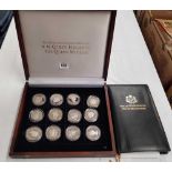 THE OFFICIAL COLLECTION OF QUEEN ELIZABETH THE QUEEN MOTHER SILVER COINS WITH CERTIFICATES