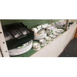 3 SHELVES OF BOTANIC GARDEN PORTMEIRION CHINAWARE & OTHER PORTMEIRION