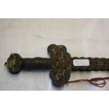 19th Century Chinese coin sword