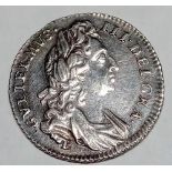 Exeter sixpence 1696, good condition
