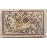 France SG307 - 1900 - Scarce 2F issue. Fine used. Cat £110