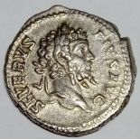 Septimius Seurus. Denarius. S. 6372, good bearded bust ef