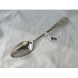 A George III OEP table spoon. Newcastle 1808 by TW