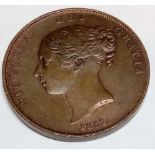 Penny 1853, good condition
