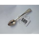 A Georgian snuff spoon OEP. London 1803 by SH