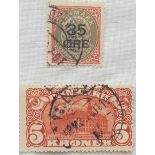 Denmark SG132/134 - 1912 - fresh used copies. Cat £260