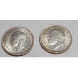 Shillings 1932 & 1940 high grade