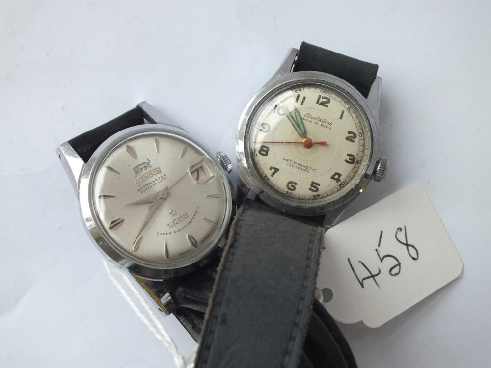 Two gents wrist watches (1 x Samson Datomaster with seconds sweep & calender dial, 1 x Bieriwatch