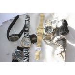 A quantity of assorted ladies & gents wrist watches
