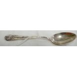 A STERLING SILVER CALIFORNIA CHILD'S SPOON CAST WITH A BEAR