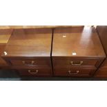 PAIR OF G-PLAN BEDSIDE CABINETS