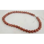 GOLDSTONE BEAD NECKLACE