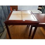 SQUARE 4 TILES TOP TABLE AND 2 OTHERS