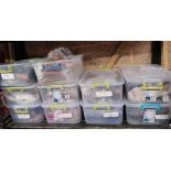 TEN BOXES OF MIXED SLIPPERS, COL AND SLIP-ON (MAINLY FOR WOMEN)