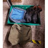 CARTON OF MILITARY ITEMS, RUCKSACK