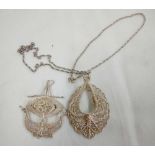 FILIGREE PENDANT NECKLACE AND FILIGREE PENDANT