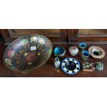 CLOISONNE COLLECTION INCLUDING BOWL