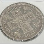 192 FLORIN V.F. IN COIN HOLDER