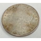 A US SILVER DOLLAR 1921, GOOD CONDITION