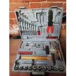 PLASTIC CASED SOCKET SPANNER RANGE SET, SOME PIECES MISSING