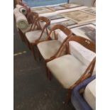 SET OF 4 SCANDINAVIAN DINING CHAIRS