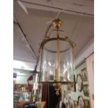 CIRCULAR HANGING CANDELABRA TYPE LIGHT - TO BE TESTED WHEN FITTED