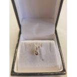 9CT WHITE GOLD BOXED CHARM