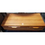 TEAK COFFEE TABLE WITH DRAWERS