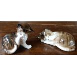 2 ROYAL DOULTON CATS