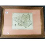 3 FRAMED MAP OF DURHAM COUNTY, 1 OF VENETIA, 1 OF FLORENZIA