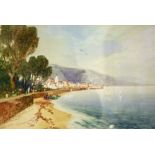 John SHAPLAND - A coastal view - 7" x 10.5" - signed