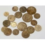 A quantity of Arabic coins