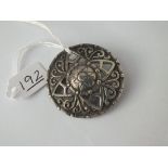 A Scottish silver brooch