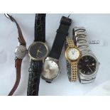 A bag of assorted gents & ladies wrist watches