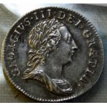 A threepence - 1762 - good condition