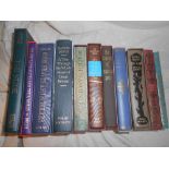 FOLIO SOCIETY Various titles, 2 without s/cases, (11)