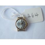 A ladies TISSOT wrist watch in 18ct gold