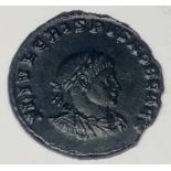 Roman Crispus Follis Elaritas. ATR S.16682, good bust. EF rare