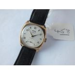 A HEFIK antimagnetic wrist watch with seconds dial in 9ct case